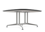  Special-T Zia 60"W x 60"D Soft Square Meeting Table with Dual Column Base (Available with Power!) 