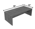  i5 Industries Kai 48"D x 22"W x 16"H Laminate Coffee Table 