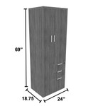  i5 Industries Kai Wardrobe Cabinet WDC69 