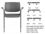 Global Total Office Global Rebound Stackable Multi-Purpose Chair R5APPG