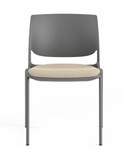 Global Total Office Global Rebound Collection Armless Multi-Purpose Chair with Cushioned Seat