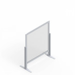 Global Total Office Global Freestanding 42"W Polycarbonate Room Divider GCUPFSP5442  Global Total Office Global Freestanding 42"W Polycarbonate Room Divider GCUPFSP5442