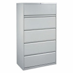  Office Source 5 Drawer Metal Lateral File Cabinet 8365 