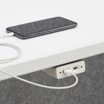 Global Total Office Global Under Worksurface/Edge USB Charger HXEUWC 