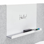 Global Total Office Global Softpod Hanging Shelf w/ Dry Erase Board HXAHSWB 