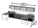  Office Source Variant Collection 2 Person Along-The-Wall Desk Configuration OS51 