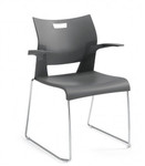 Global Total Office Global Duet Stacking Armchair 6620 (4 Pack)