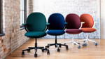  KFI Studios Model 8600 Jade PET Felt Work Chair 