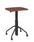Right Angle Products Right Angle Arriba 30"W x 27"D Curved Top Height Adjustable Mobile Multi-Purpose Table 