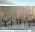 KFI Studios KFI Juna Collection Stackable Outdoor Lounge Chair LG7101 