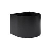 KFI Studios KFI Juna Collection Large Half Round Metal Outdoor Planter 7603 