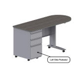 Right Angle Products Right Angle Teacher CSP 48"W x 24"D Peninsula Shaped Desk 