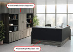 Right Angle Products Right Angle Tevita Collection Executive Wall Cabinet Configuration 