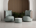  KFI Studios Dotti Low Back Lounge Chair 8200-LB-PL 