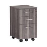 Mayline Group Mayline Medina Floating Top Desk with Low Wall Cabinet and Storage Pedestal