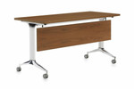 Global Total Office Global Terina 66" x 30" Flip Top Nesting Table with Modesty Panel 