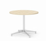 Global Total Office Global 48" Round Meeting Table with Chrome Base GCAR48 