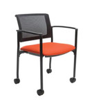  RFM Preferred Seating Evolve Stackable Mesh Back Training Room Chair 