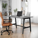  Flash Furniture Redmond 48x30 Gray Oak Writing Desk with Steel A-Frame Legs 