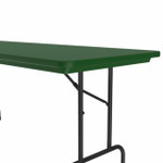  Office Source 60"W x 30"D Colorful Blow Mold Folding Table R3060 
