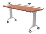  Special-T Link Series 72x24 Flip Top Nesting Table (Available with Power!) 