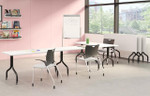  Special-T Convertible Series 60"W x 24"D Flip Top Nesting Training Room Table (Available with Power!) 