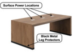 KFI Studios 84" x 42" Wood Rectangular Multi-Purpose Collaboration Table (Available w/ Power!)