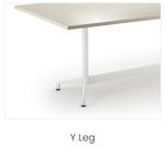 Element Contract Furniture Element Contract Stance Collection Metal Y-Leg Conference Table with Laminate Top (Size, Shape, Power Options!) 