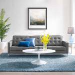 Modway Loft Tufted Vegan Leather Sofa EEI-3385   Modway Loft Tufted Vegan Leather Sofa EEI-3385