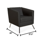 Global Total Office Global Wind Series 5 Piece Lounge Seating Configuration