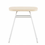 Global Total Office Copy of Global Drift 22"W x 18"D x 20"H Oval Accent Table with Metal Sled Base 8043OV2220I 