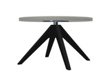 Global Total Office Global Drift 26"W x 26"D x 16"H Round Laminate Top Occasional Table with Solid Wood Base 8041R2616W 