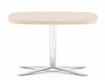 Global Total Office Global Drift 31"W x 26"D x 16"H Oval Accent Table with Chrome Metal Base 8043OV3116C 