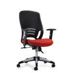 Offices To Go OTG11685B High Back Mesh Managers Chair (Fabric & Vinyl Options!)