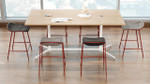 KFI Studios KFI Vaux 7' Rectangular Counter Height Laminate Top Conference Table with Metal Base (Power Options!) 