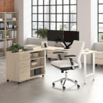  Bush Business Furniture Hustle 72W x 24D Computer Desk and Storage Cabinet with Drawers and Shelves 