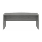  Bush Business Furniture Echo 72W Bow Front Desk in Modern Gray 