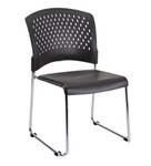 Eurotech Seating Aire Series S4000 Black Stack Chair (4 Pack!)