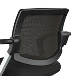  Bush Business Furniture Envision 60W Training Table with Powered Grommets and 2 Chairs with Arms 