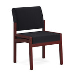  Office Source Baker Collection Armless Wood Frame Guest Chair OSGS4024 