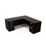  i5 Industries Kai Collection 71x78 Laminate L-Desk with Pedestals D7178P-7 