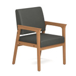  Office Source Aiden Wood Frame Reception Chair with Arms OSGS4016 