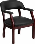  Flash Furniture Black Vinyl Luxurious Conference Chair 