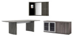 Mayline Group Mayline Medina 3 Piece Conference Room Furniture Set (Available with Power!)