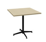 Global Total Office Global Anywhere Collection 30" Square Meeting Table with Tapered Blade Base TRD4TS30 