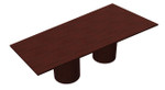 Global Total Office Global Anywhere Collection Wedge Shaped Conference Table with Drum Bases (Size & Finish Options!) 