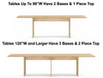 Global Total Office Global Anywhere Collection Wedge Shaped Conference Table with Slab Bases (Size & Finish Options!) 