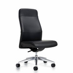Global Total Office Global Include Series High Back Weight Sensing Synchro-Tilter Armless Chair IN30NHB 