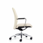 Global Total Office Global Include Series Mid Back Weight Sensing Synchro-Tilter Fixed Arm Office Chair IN30AMB