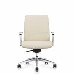 Global Total Office Global Include Series Mid Back Weight Sensing Synchro-Tilter Fixed Arm Office Chair IN30AMB 